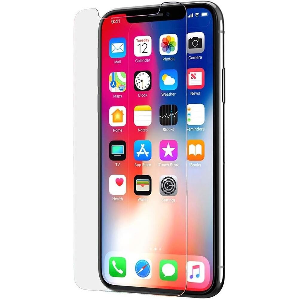 Tech21 Evo Glass Phone Case Compatible for Apple iPhone X/XS Screen Protector